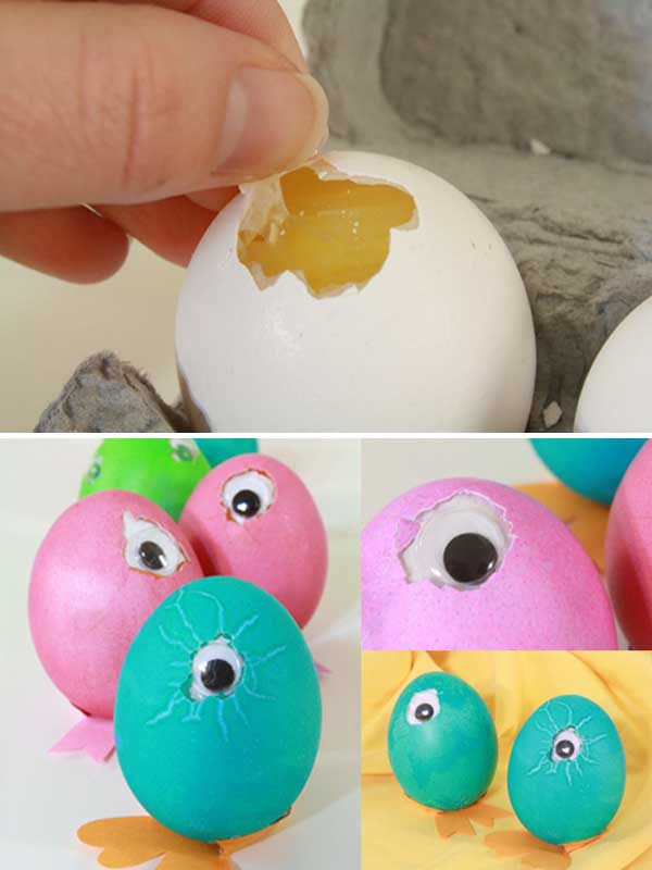 Пасхальное яйцо-DIYs-31, Пасхальные яйца, Уникальные и веселые пасхальные яйца, пасха
