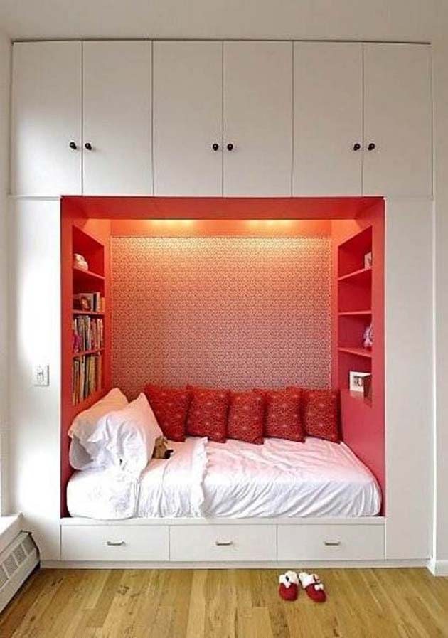 31 Small Space Ideas to Maximize Your Tiny Bedroom - HomeDesignInspired