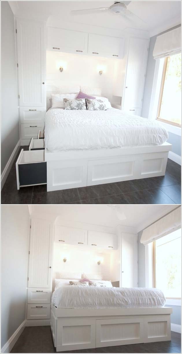Unique Ideas For A Small Bedroom Space with Simple Decor