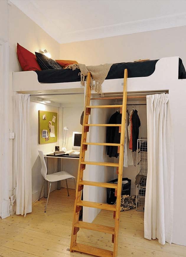 31 Small Space Ideas to Maximize Your Tiny Bedroom - HomeDesignInspired