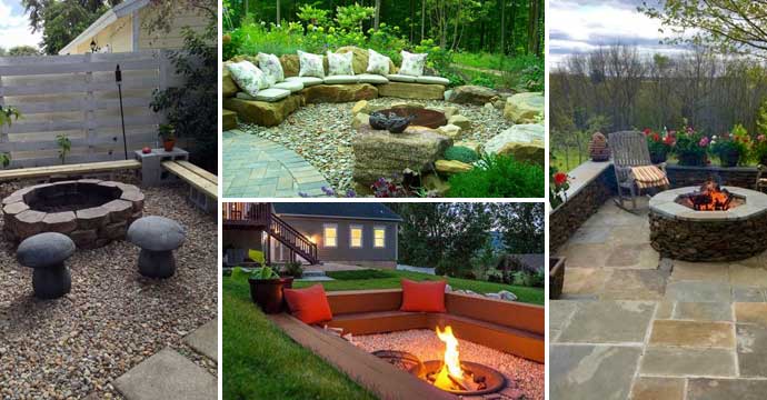 22 Backyard Fire Pit Ideas With Cozy Seating Area Homedesigninspired