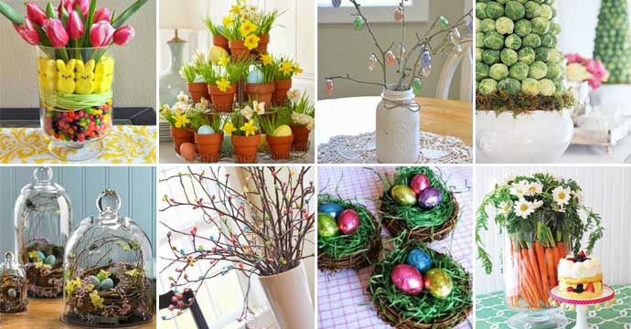 31 Chic DIY Easter Centerpieces to Dress Up Your Dinner Table