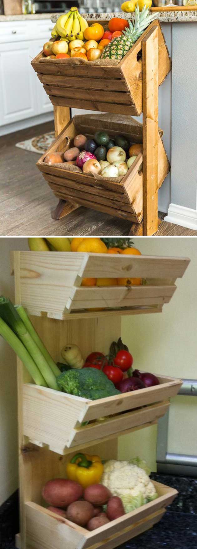 Kitchen Simple and Efficient Ways To Store Fruits And Vegetables