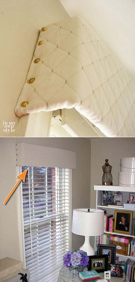 diy fabric valance