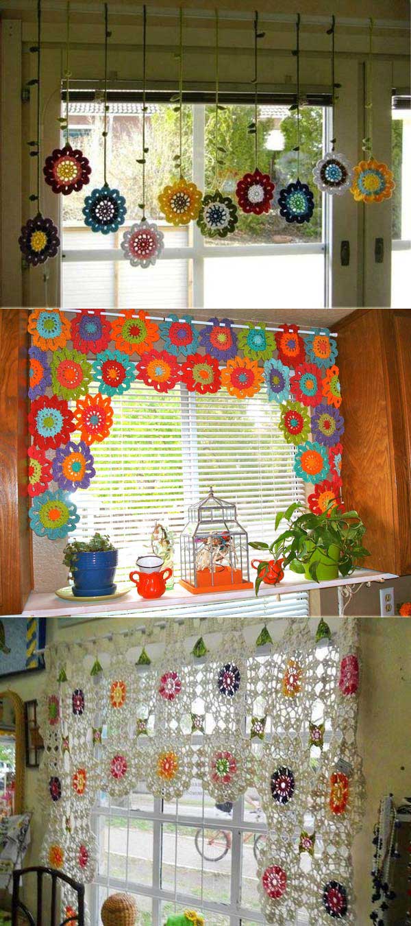 diy crochet valance