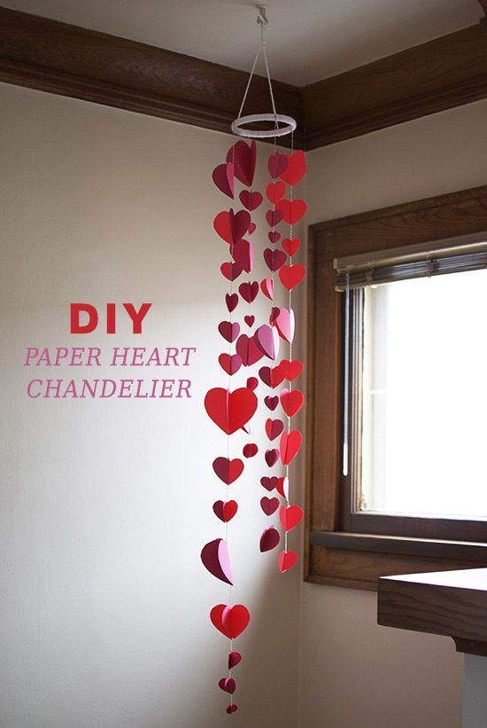 DIY PAPER HEART GARLAND