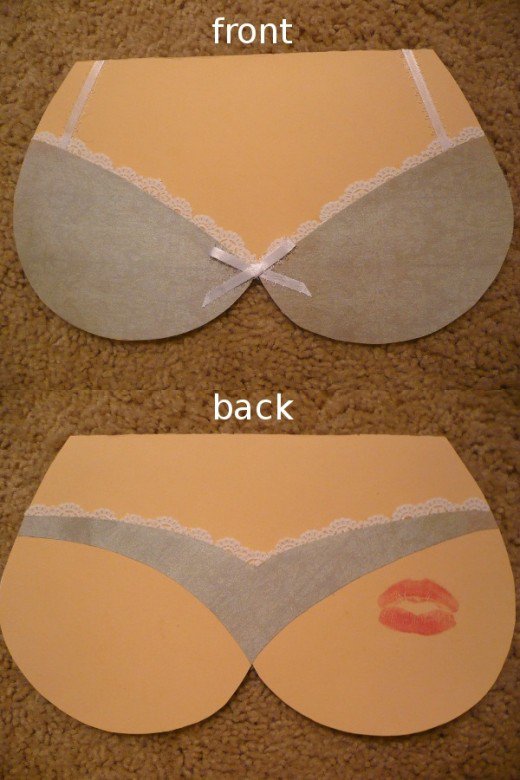 Cute Lingerie Card