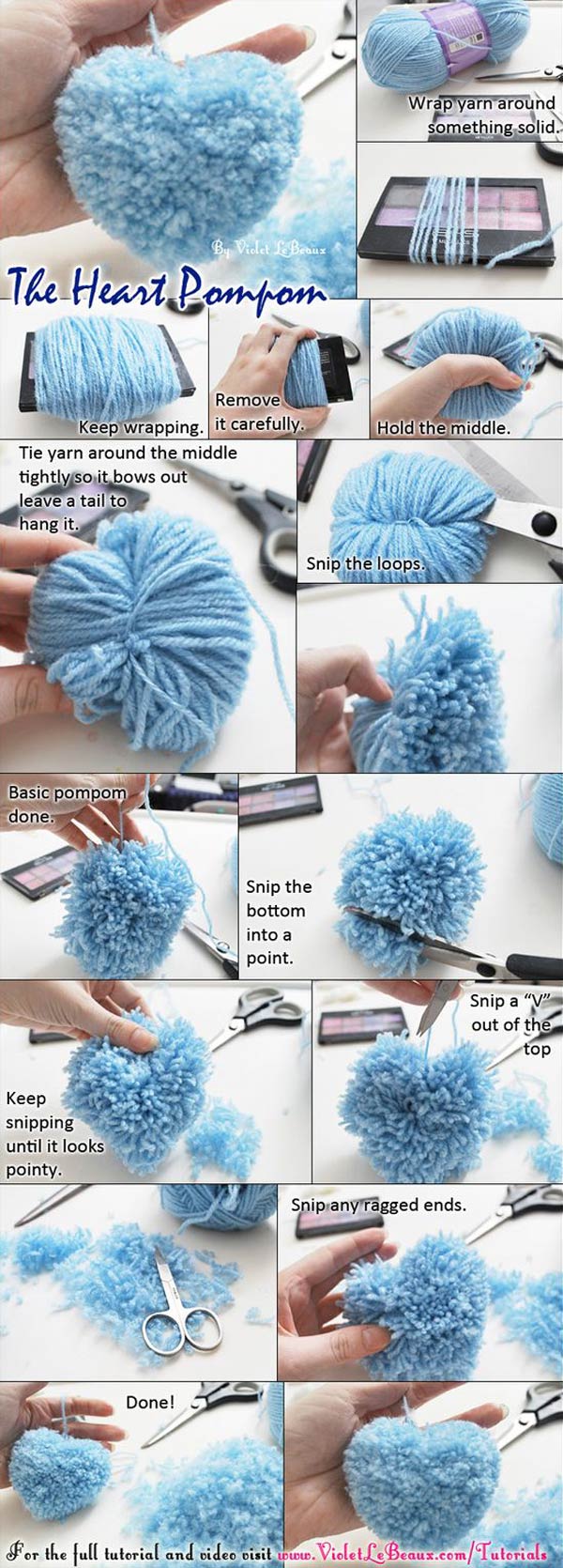 Heart Shaped Pompom