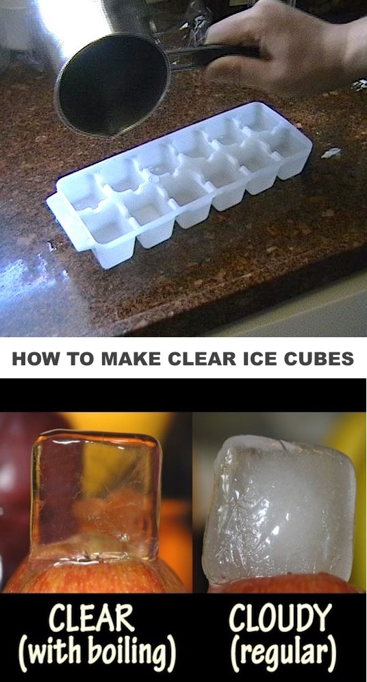 How to Make Clear Ice Cubes