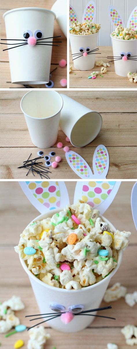 Easter Bunny Cups and Bunny Bait