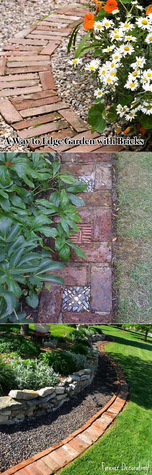 Edge Your Garden with Bricks