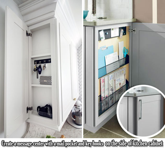 20 Ideas for Using Wasted Space on the Ends of Kitchen Cabinets