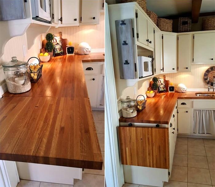 20 Ideas for Using Wasted Space on the Ends of Kitchen Cabinets