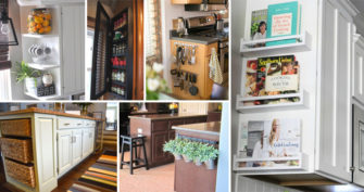 20 Genius Ideas for Using Wasted Space on Kitchen Ends Of Cabinet