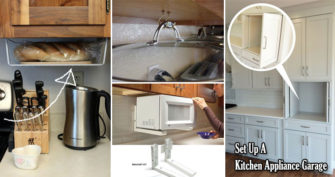 15 Cool Uses of Space Between Countertop and Wall Cabinet