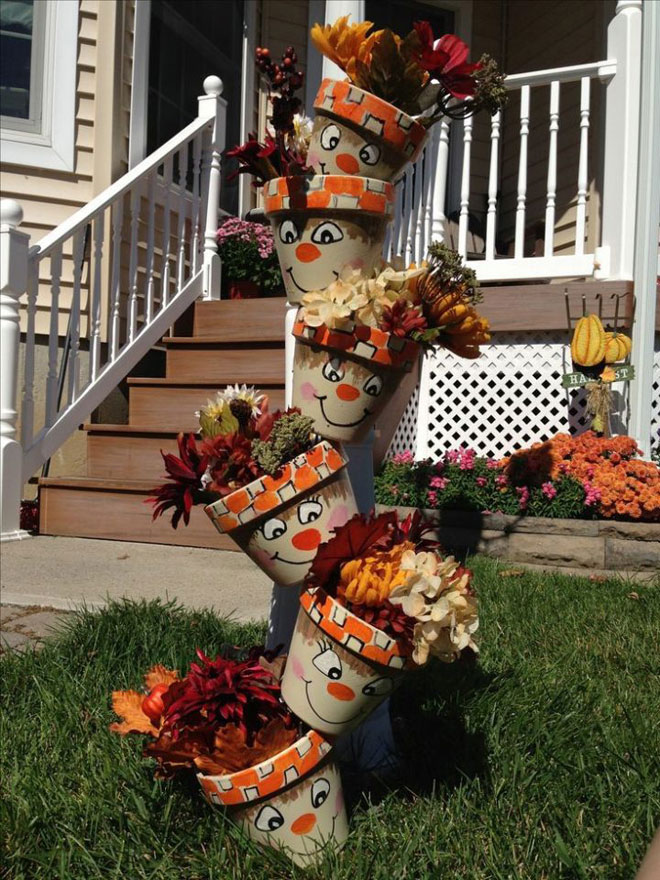15 Ideas To Reuse Clay Pots For Halloween Crafts HomeDesignInspired