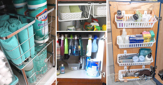 19 Clever Ways to Organize Bathroom Cabinets