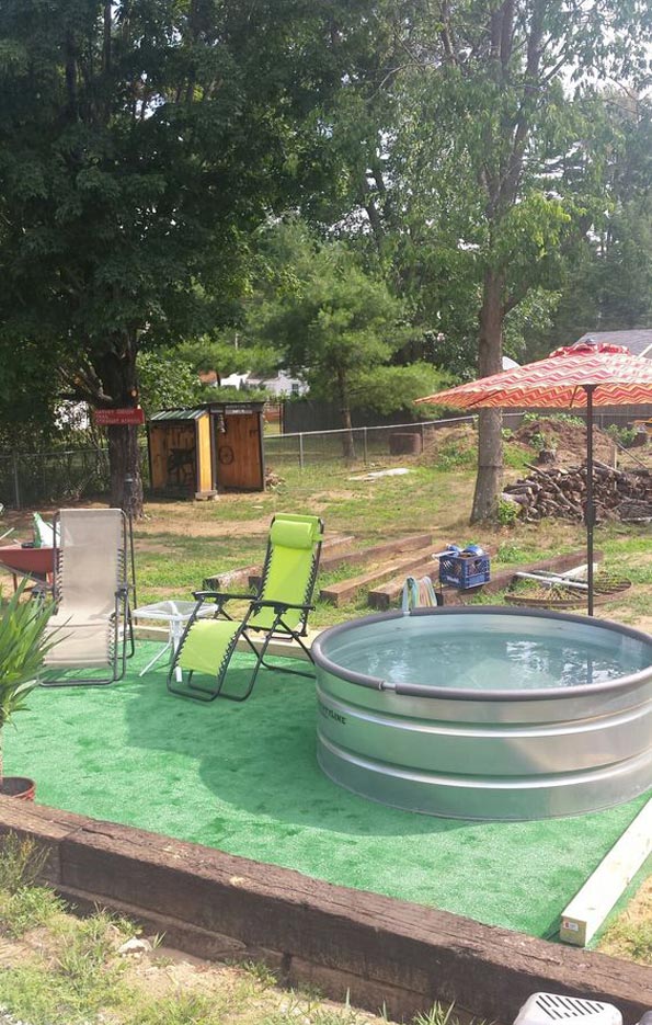 Stock Tank Pools Let You Stay Cool 20 Diy Pool Ideas - Stock Tank Pool Cover Diy