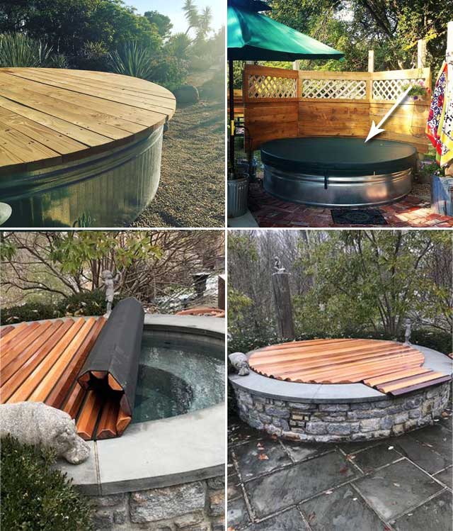 Stock Tank Pools Let You Stay Cool 20 Diy Pool Ideas - Stock Tank Pool Cover Diy