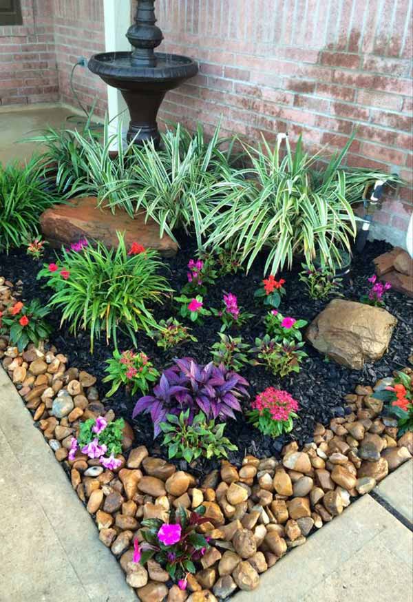 22 Mind-Blowing Front Yard Flower Bed Ideas