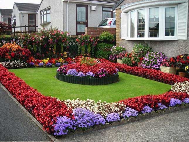 22 mind-blowing front yard flower bed ideas