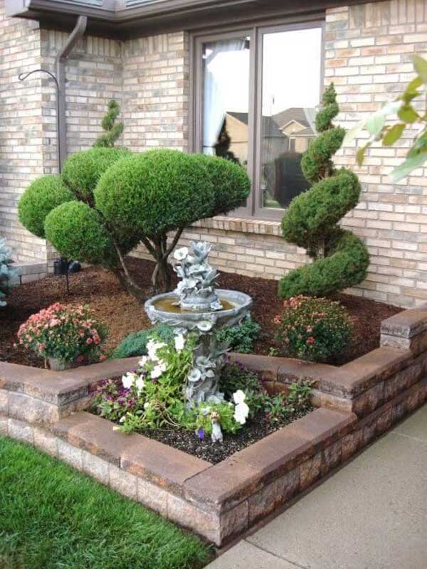 22 Mind-Blowing Front Yard Flower Bed Ideas