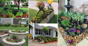 22 Mind-Blowing Front Yard Flower Bed Ideas