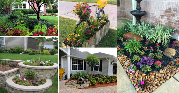  Mind Blowing Front Yard Flower Bed Ideas - Small Flower Bed Ideas For Front Of House