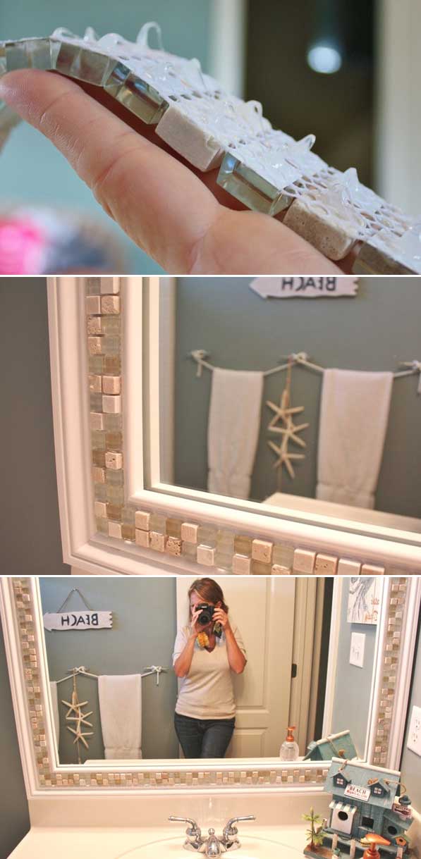 Decorate a Mirror with Tile