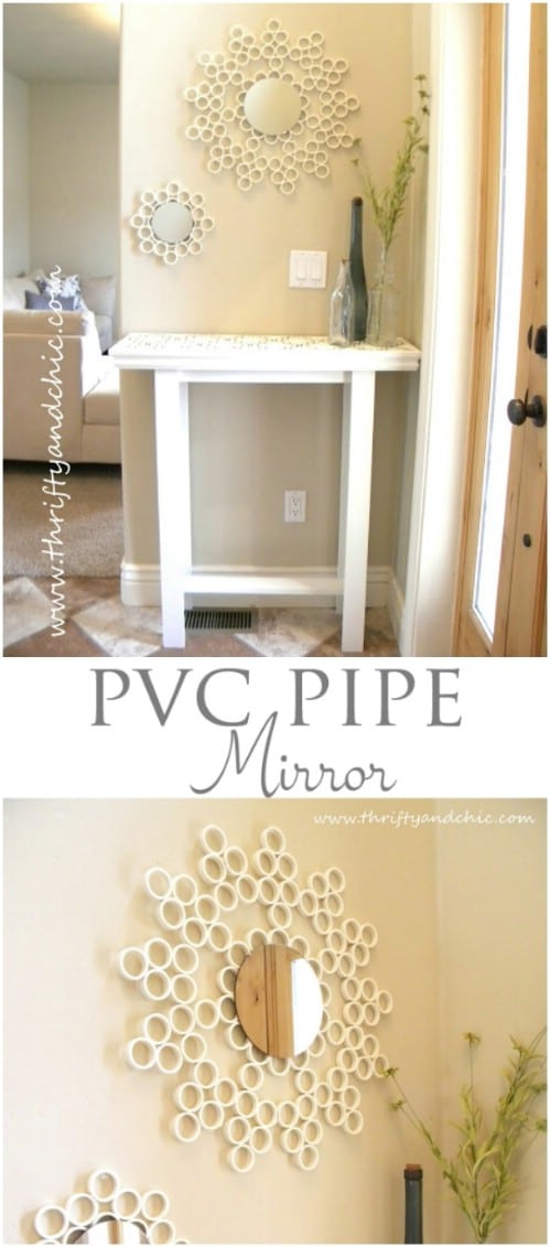 PVC Pipe Decorative Mirror