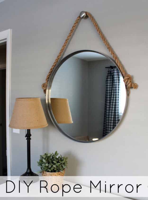 DIY Pretty Rope Mirror