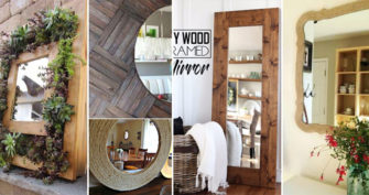 27 Cool DIY Mirrors To Add Glamour To All Sorts of Spaces