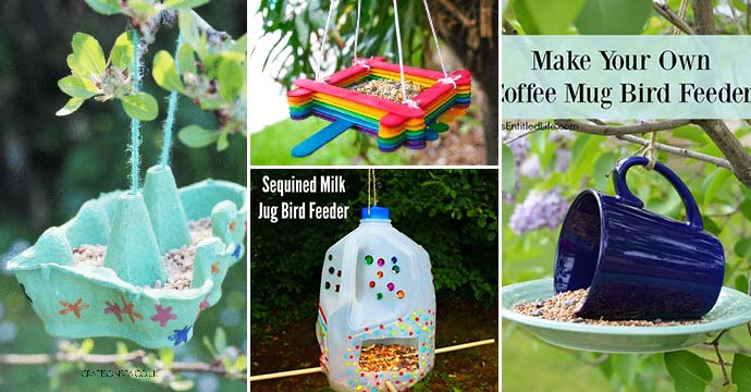 19 Simple Bird Feeder Crafts That Provide the Ultimate Fun For Kids