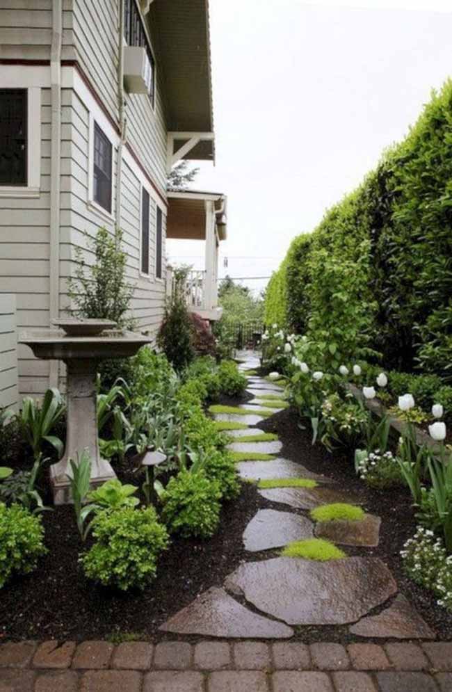 35 Inspiring Creative Side House Garden Projects With Walkway