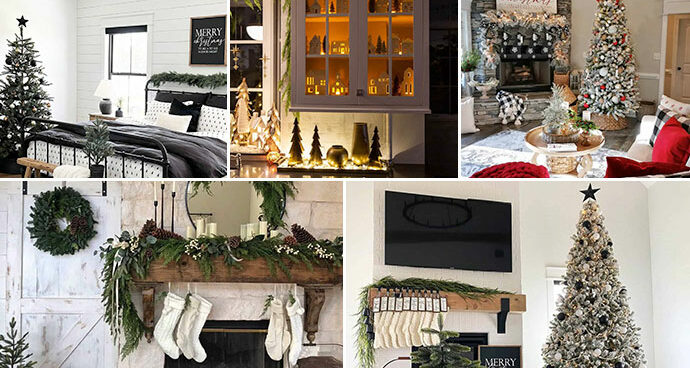 22 Highly Impressive Festive Christmas Garland Styling or Decorating Ideas