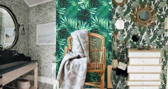 Dark Green Peel-and-stick Wallpaper Inspiration You Will Love